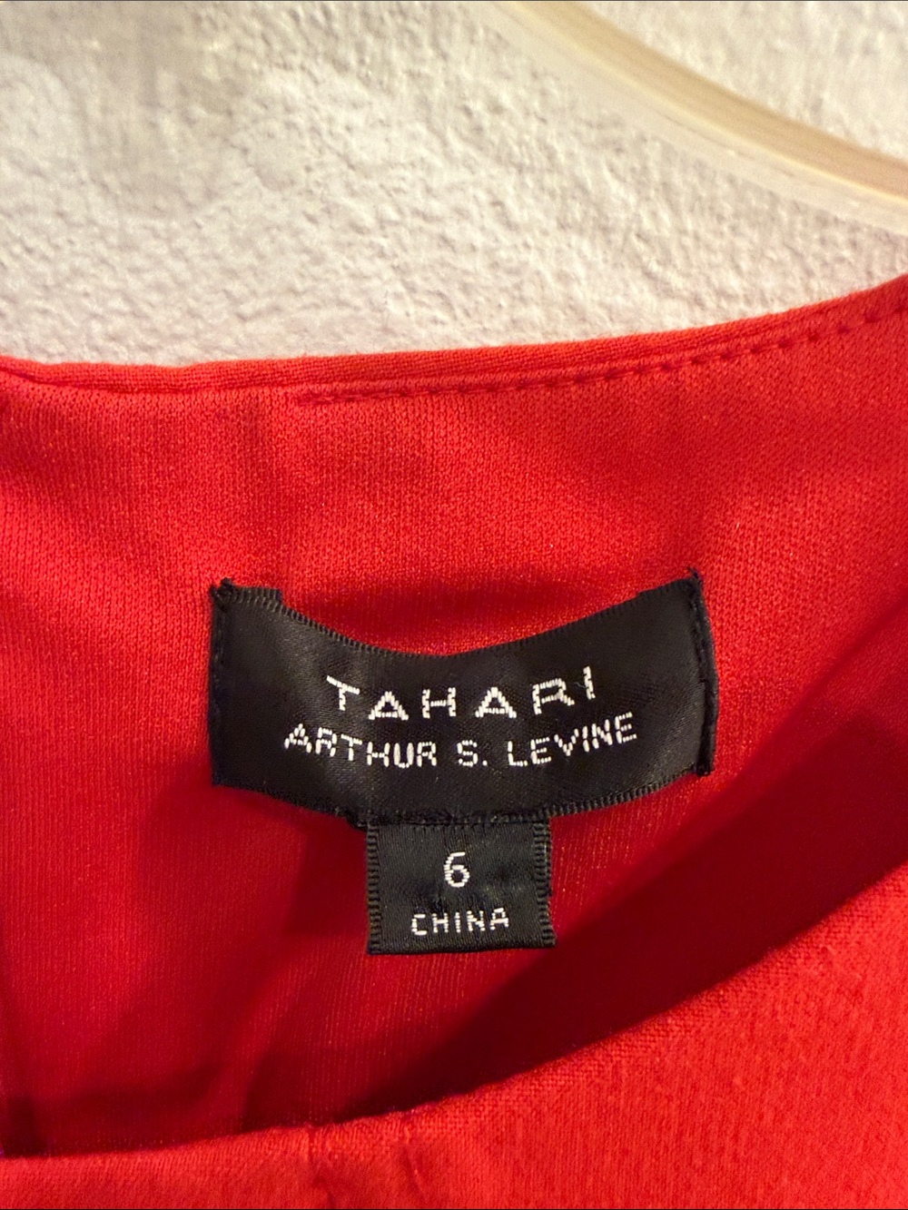 Tahari Vibrant Red Sleeveless Fit-and-Flare Dress - Picture 2 of 3